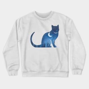 Double exposure cat Crewneck Sweatshirt